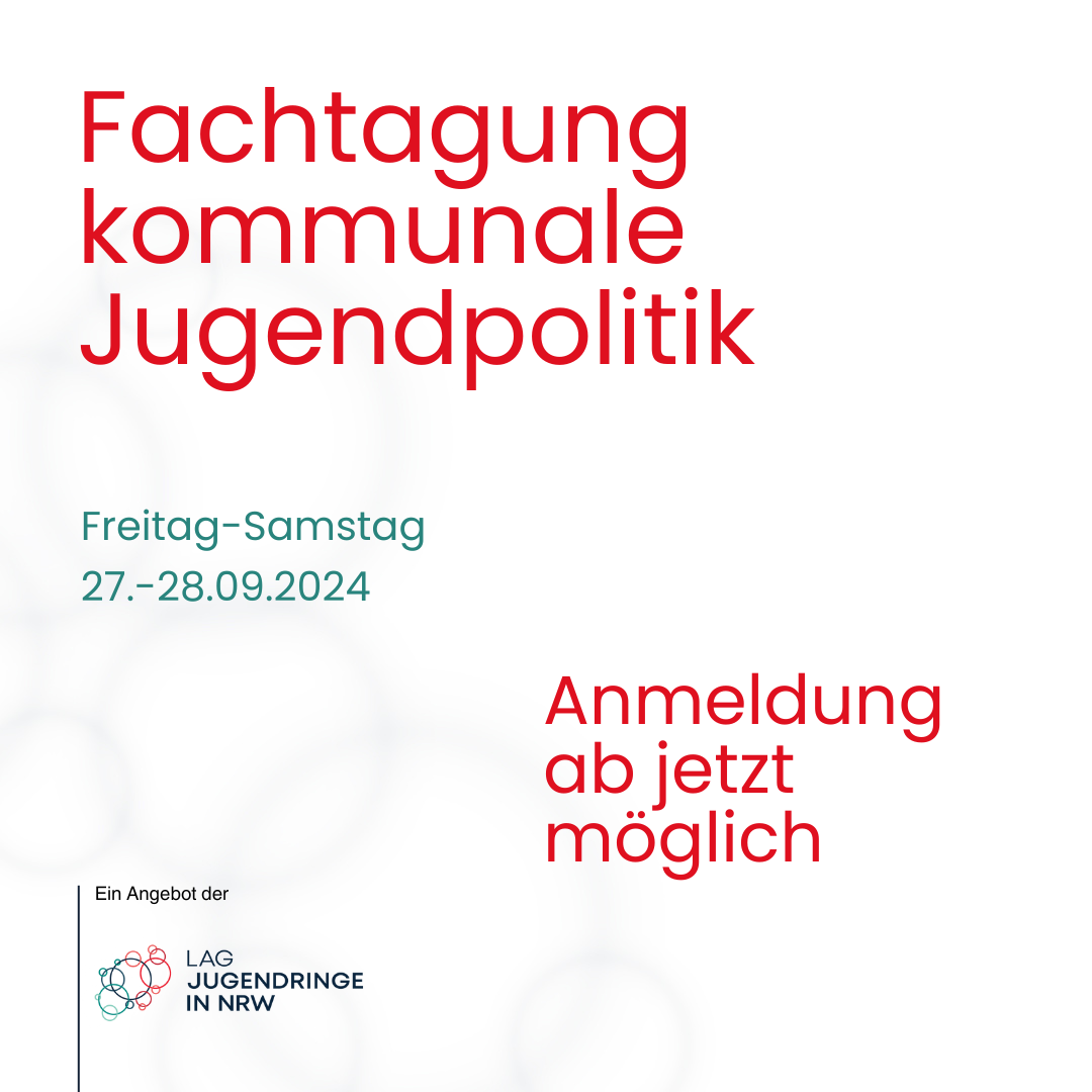 Mehr über den Artikel erfahren 📣 Fachtagung kommunale Jugendpolitik 2024 – Jetzt Anmelden! 🚀